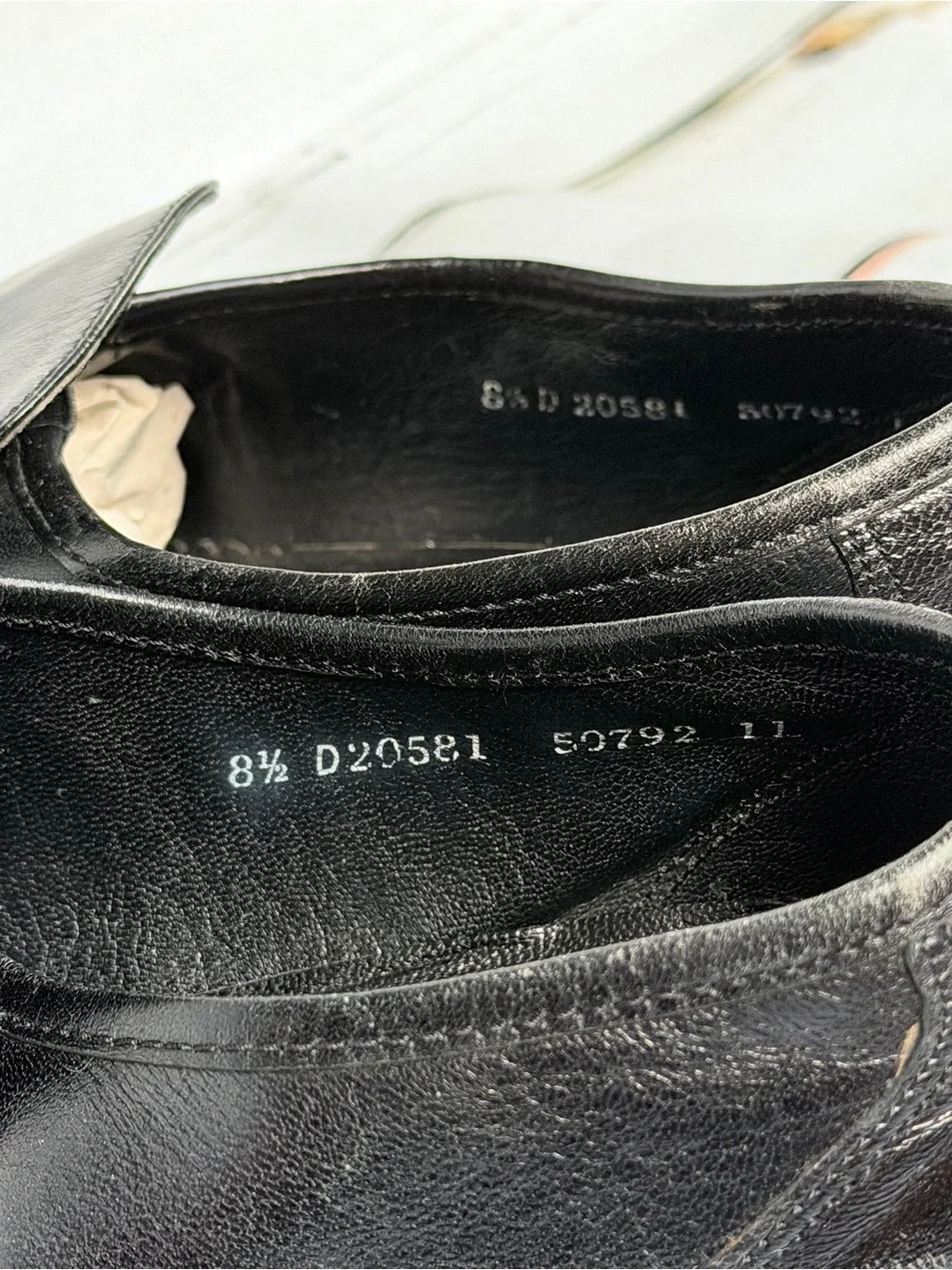 Florsheim Men’s Penny Loafers Black Leather Slip On Dress Shoes Size 8.5